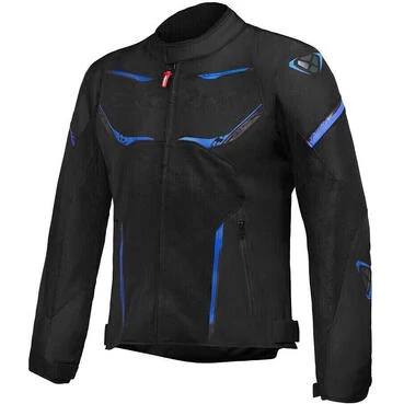 Ixon STRIKER AIR NOIR Anthracite Blue Motorcycle мотокуртка