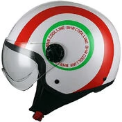 Demi-Jet Motorcycle Мотошлем Domed визор BHR 801 Cool C