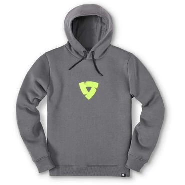 Felpe Moto Rev'it con cappuccio Felix Grigio Scuro