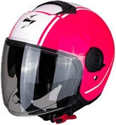 Мотошлем Moto Jet Scorpion Exo-City Pink Avenue White