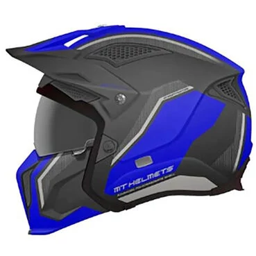 MT HELMETS Streetfighter SV Twin convertible helmet Синий