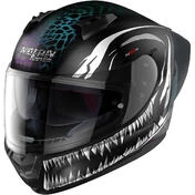 Nolan N60-6 SPORT RAVENOUS 028 Matt Black White Full Face Motorcycle Мотошлем