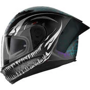 Nolan N60-6 SPORT RAVENOUS 028 Matt Black White Full Face Motorcycle Мотошлем