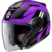 Nolan N40-5 06 CROSSWALK N-COM 037 Black Purple Motorcycle Jet Мотошлем
