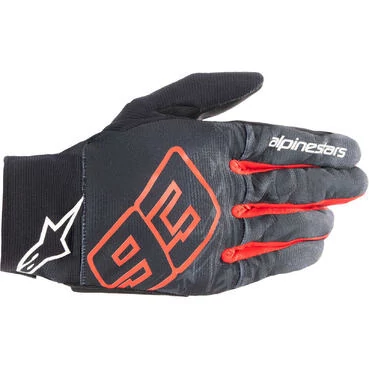 Alpinestars ARAGON Motorcycle мотоперчатки Black Tar Grey Bright Red