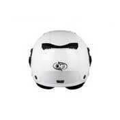 Jet One ALFA 2.0 Solid White Gloss Motorcycle Мотошлем