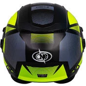 Jet One ALFA 2.0 Motorcycle Мотошлем Black Fluorescent Yellow