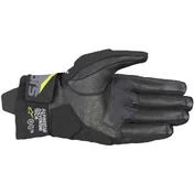 Alpinestars COROZAL V3 DRYSTAR Leather Motorcycle мотоперчатки Black Deep Grey Fluorescent Yellow
