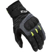 T-UR T917HU G KNIT Motorcycle мотоперчатки Black Fluorescent Yellow