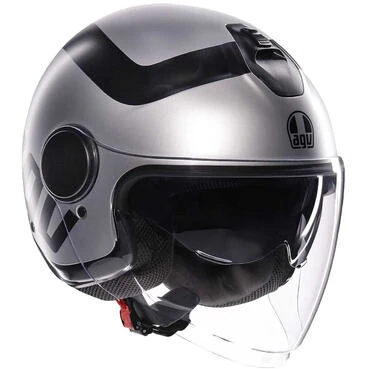 AGV ETERES RIMINI Jet Motorcycle Мотошлем Matt Grey Black