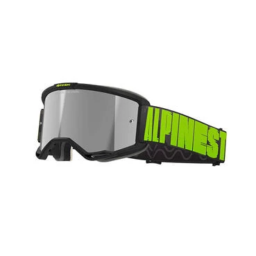 Alpinestars Vision 5 Hollow Goggle Charcoal Silver Черный