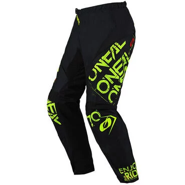 Oneal ELEMENT Static Motocross Endur мотоштаны Black Yellow