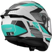 LS2 FF808 STREAM II ROAD Cyan LIGHT Grey Full Face Motorcycle Мотошлем