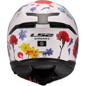 LS2 FF808 STREAM II FLOWERS Full Face Motorcycle Мотошлем White
