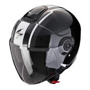 SCORPION EXO-City II Vel Open Face Helmet Metal Black / White