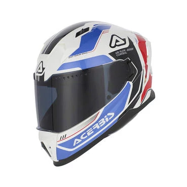 Acerbis X-way Graphic Мотошлем White Blue Белый