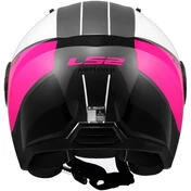 LS2 OF616 AIRFLOW 2 COVER White Pink Motorcycle Jet Мотошлем