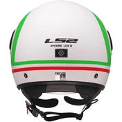 LS2 OF558 SPHERE LUX 2 URBY Jet Motorcycle Мотошлем White Green Red
