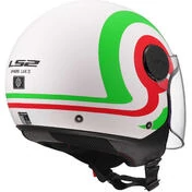 LS2 OF558 SPHERE LUX 2 URBY Jet Motorcycle Мотошлем White Green Red