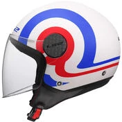 LS2 OF558 SPHERE LUX 2 URBY Jet Motorcycle Мотошлем White Blue Red