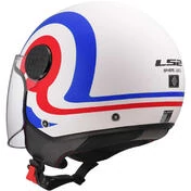 LS2 OF558 SPHERE LUX 2 URBY Jet Motorcycle Мотошлем White Blue Red
