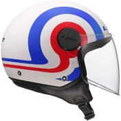 LS2 OF558 SPHERE LUX 2 URBY Jet Motorcycle Мотошлем White Blue Red