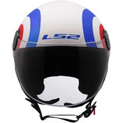 LS2 OF558 SPHERE LUX 2 URBY Jet Motorcycle Мотошлем White Blue Red