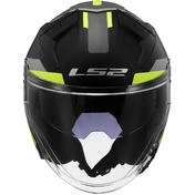 Ls2 OF603 INFINITY 2 Focus Jet Motorcycle Мотошлем Matt Black Yellow