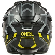 Oneal D-SRS SQUARE Adventure Full Face Motorcycle Мотошлем Grey Yellow