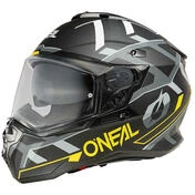 Oneal D-SRS SQUARE Adventure Full Face Motorcycle Мотошлем Grey Yellow