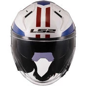Ls2 OF603 INFINITY 2 Focus Jet Motorcycle Мотошлем White Blue Red