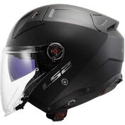 Motorcycle Мотошлем Jet Ls2 OF603 INFINITY 2 Solid Matt Black