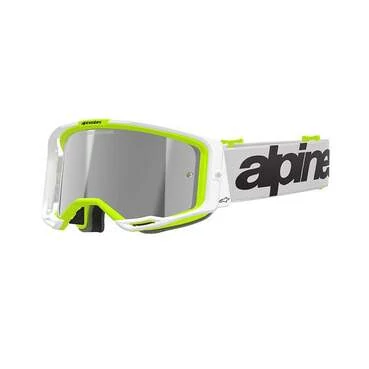 Alpinestars Vision 8 Wordmark Goggle Yellow Silver Желтый