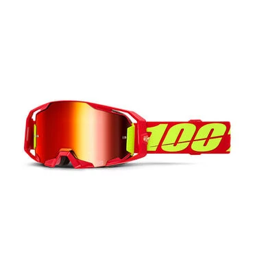 100% Armatic Goggle Red Mirrored Красный