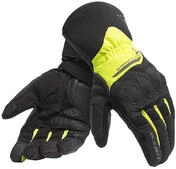 Dainese Motorcycle мотоперчатки X-TOURER D-DRY Black Yellow Fluo