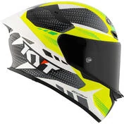 Kyt TT-REVO GEAR Full Face Motorcycle Мотошлем Black Yellow