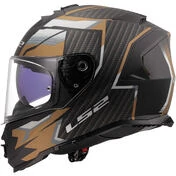 LS2 FF800 STORM 2 TRACKER Full Face Motorcycle Мотошлем Black Gold