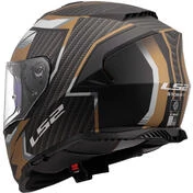 LS2 FF800 STORM 2 TRACKER Full Face Motorcycle Мотошлем Black Gold