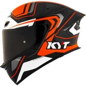 Kyt TT-REVO OVERTECH Full Face Motorcycle Мотошлем Black Orange