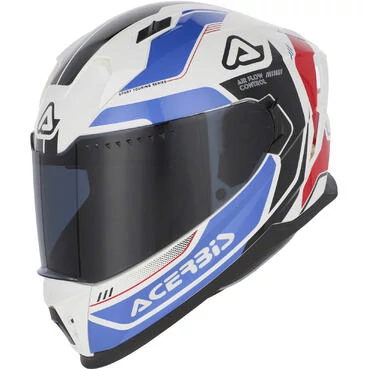 ACERBIS X-WAY Full Face Motorcycle Мотошлем White Blue
