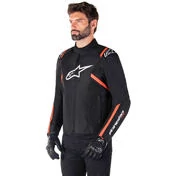 Alpinestars T-SPS V2 WP Fabric Motorcycle мотокуртка Black White Red Fluorescent