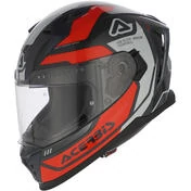 ACERBIS X-WAY Full Face Motorcycle Мотошлем Orange Grey