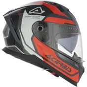 ACERBIS X-WAY Full Face Motorcycle Мотошлем Orange Grey