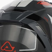 ACERBIS X-WAY Full Face Motorcycle Мотошлем Orange Grey
