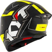 Kyt TT-REVO ELECTRON Full Face Motorcycle Мотошлем Black Yellow