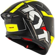 Kyt TT-REVO ELECTRON Full Face Motorcycle Мотошлем Black Yellow
