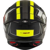 Kyt TT-REVO ELECTRON Full Face Motorcycle Мотошлем Black Yellow