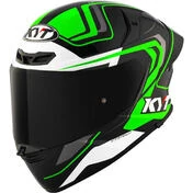 Kyt TT-REVO OVERTECH Full Face Motorcycle Мотошлем Black Green