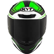 Kyt TT-REVO OVERTECH Full Face Motorcycle Мотошлем Black Green