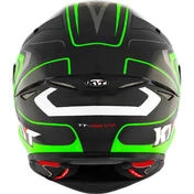 Kyt TT-REVO OVERTECH Full Face Motorcycle Мотошлем Black Green